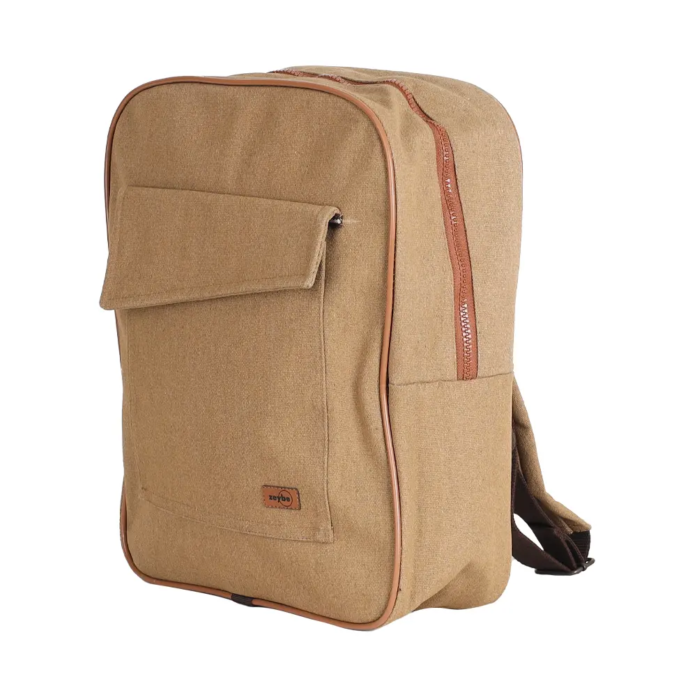 Kanvas Sırt Çantası - ZYBKNVSSRT5-CAMEL-3