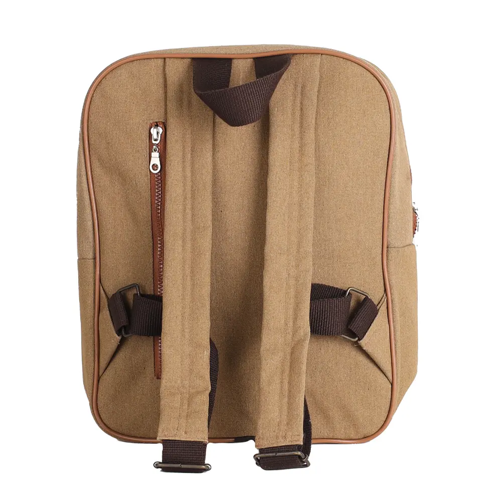 Kanvas Sırt Çantası - ZYBKNVSSRT5-CAMEL-2