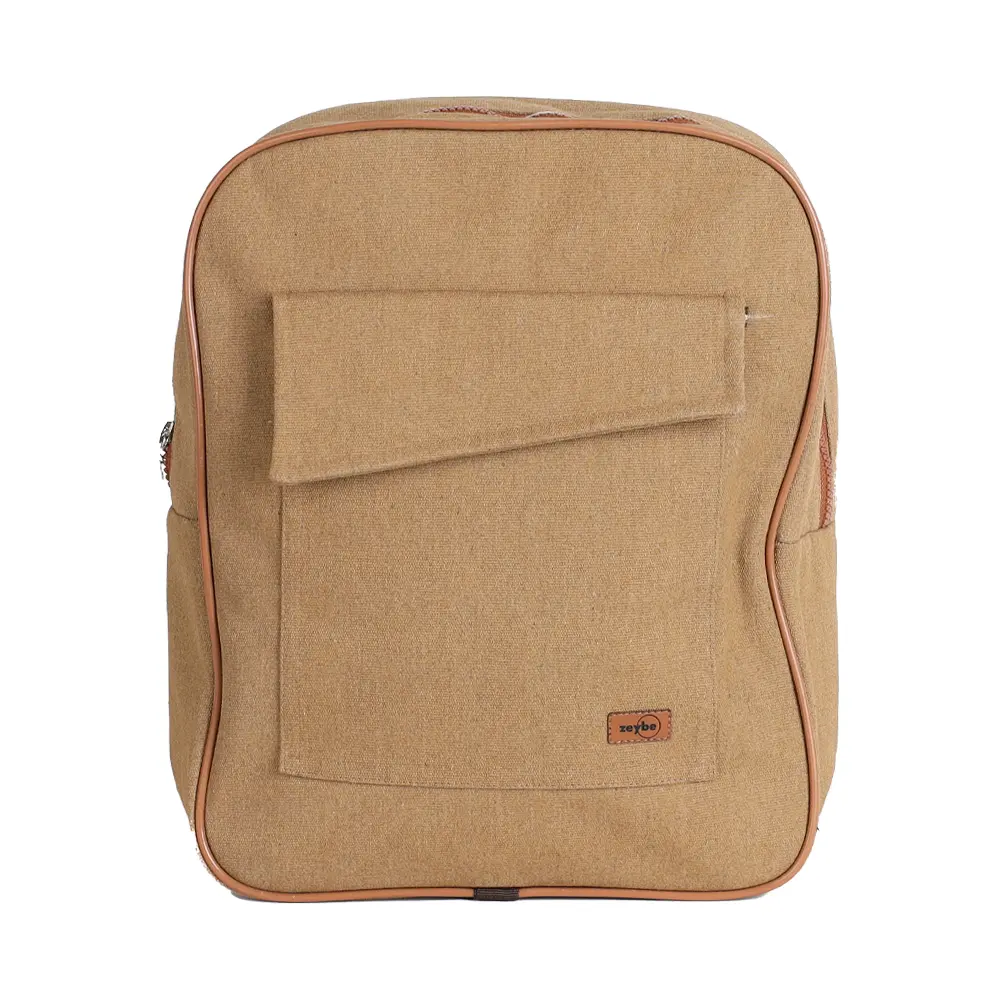 Kanvas Sırt Çantası - ZYBKNVSSRT5 CAMEL