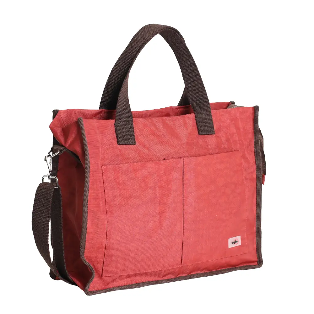 Kadın El ve Omuz Çantası - ZYBKDNLKL07-KİREMİT-2