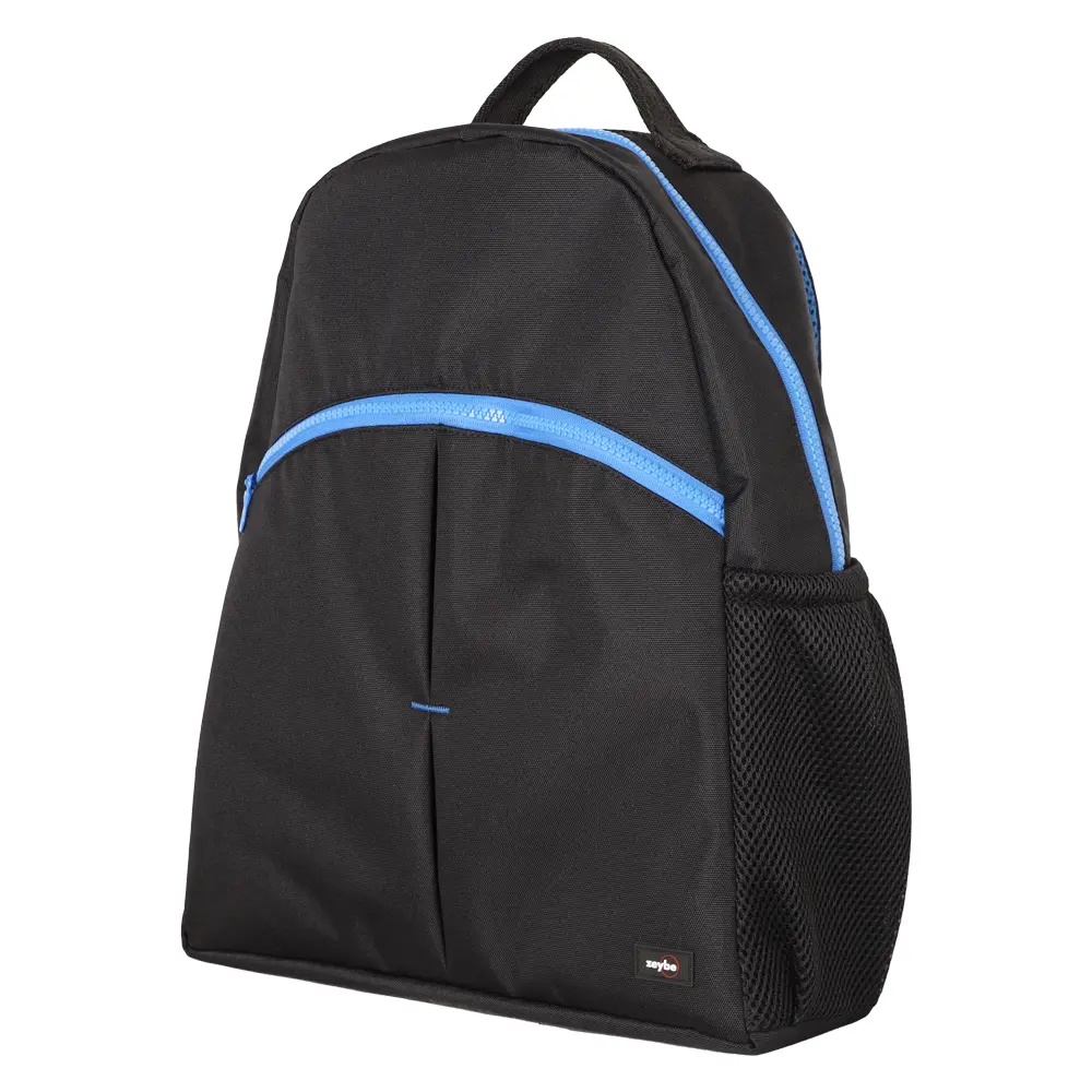 Renkli Fermuarlı Sırt &Ccedil;antası - ZYBRNKLSRT2-MAVİ-2
