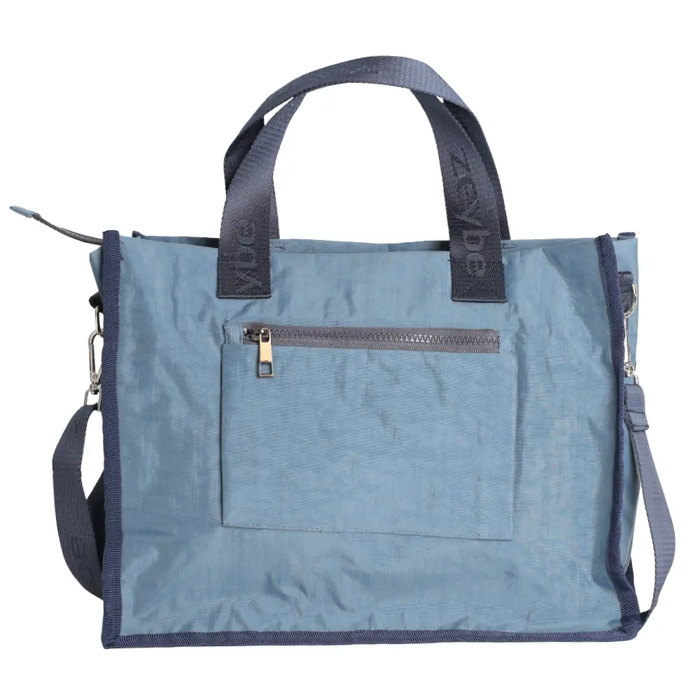 Kadın El ve Omuz Çantası - ZYBKDNLKL02-MAVİ-3