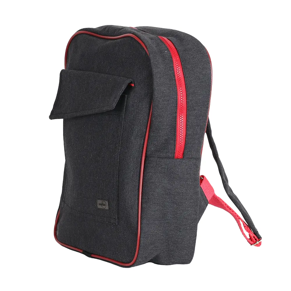 Kanvas Sırt &Ccedil;antası - ZYBKNVSSRT6-SİYAH-2